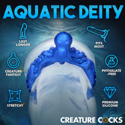 Creature Cocks Cockring Poseidon's Octo-ring Bleu